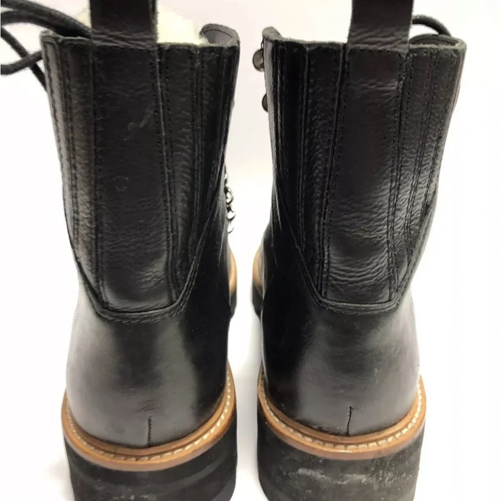 Marc Fisher Women’s MTD Izzie Boot Black Leather 8.5 M